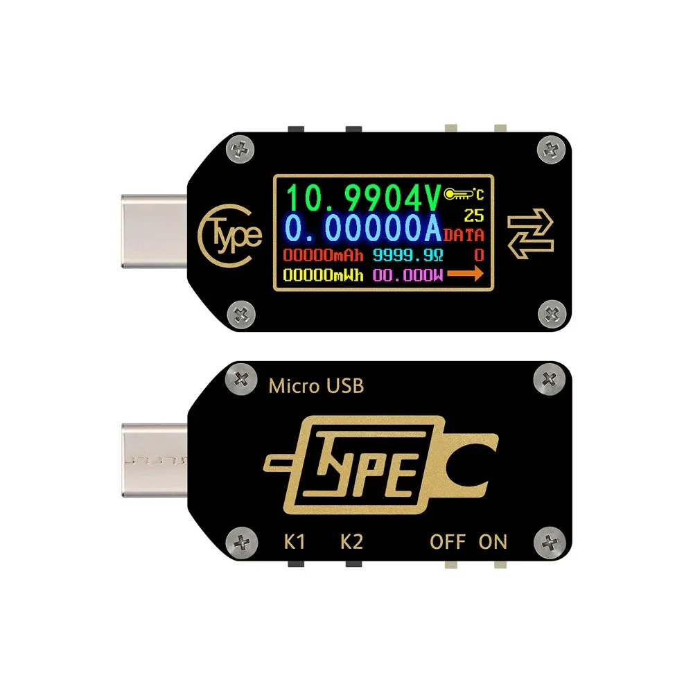 

High Precision TC66 Fast Charge PD Protocol Detection Deception Type-C Voltage Ammeter USB Capacity Measurement Tester
