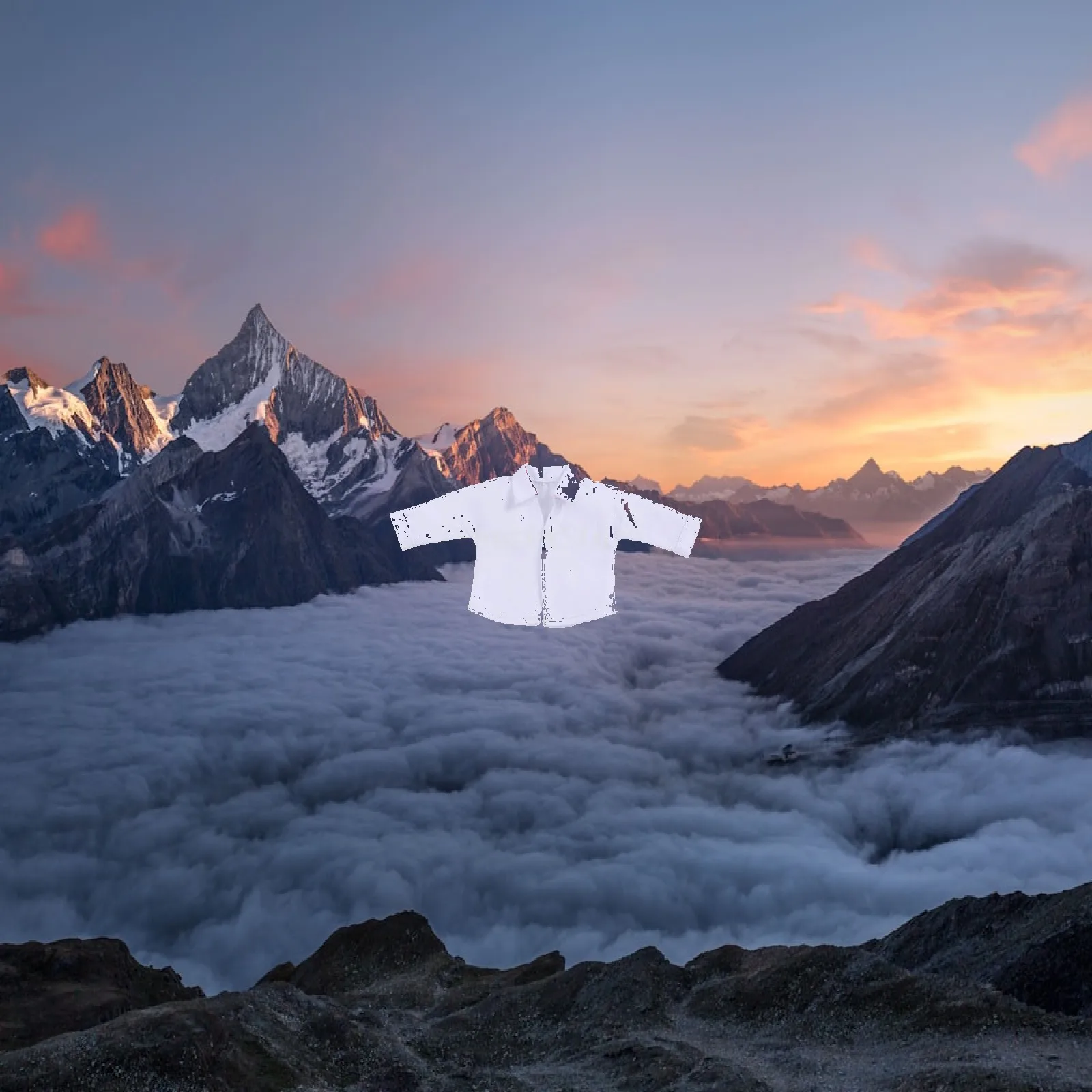 1/12 Scale Doll Shirt Textile Casual Long Sleeve Outfit for 6 Inch Action Figures Diorama Use
