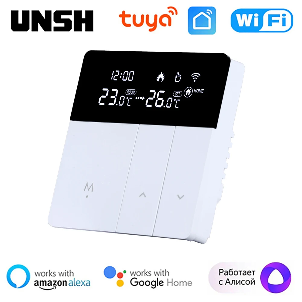 

Tuya WiFi Smart Thermostat Temperature Water Electric Floor Heating Gas Boiler Controller Support Yandex Alice Alexa Google Home