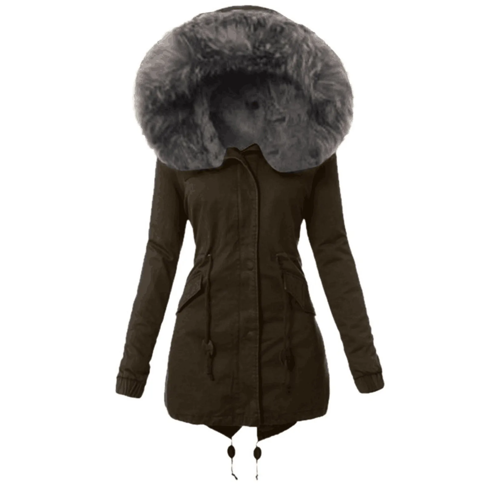 2024 neue Herbst Winter Frauen warme Baumwoll jacke gepolstert lässig schlanke Mantel Stickerei Kapuze Parkas Kapuze Mantel Algodón