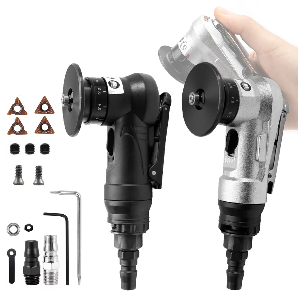 Best Pneumatic Chamfering Tool 45 Degree Metal Deburring Trimming Machine Arc Edge Beveler Kit for Precision Engineering 30000RP