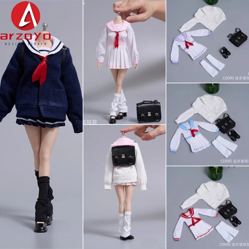 

CDtoys CD095 Масштаб 1/6 Прекрасный кардиган в консервативном стиле Плиссированная юбка Рубашка JK Набор подходит для 12-дюймовой экшн-фигурки Модель игрушки