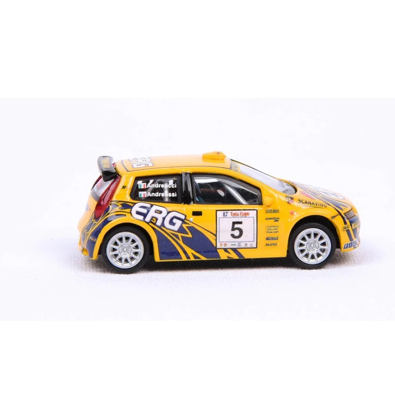 1:87 Handmade Punto Rally 2003 Plastic Car Model High-quality simulation Classic Car Model For Collection Decoration