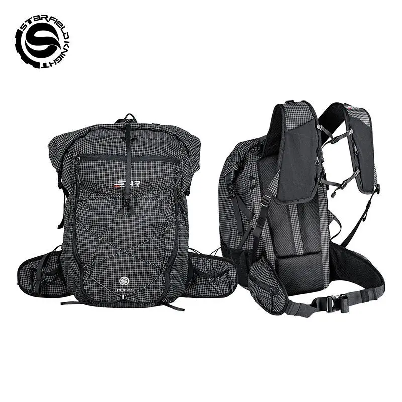 SKF Motorcycle Portable Backpack Outdoor Hiking Bag Breathable Multifunctional Motobike Riding Full Helmet Storage Backpack 35L
