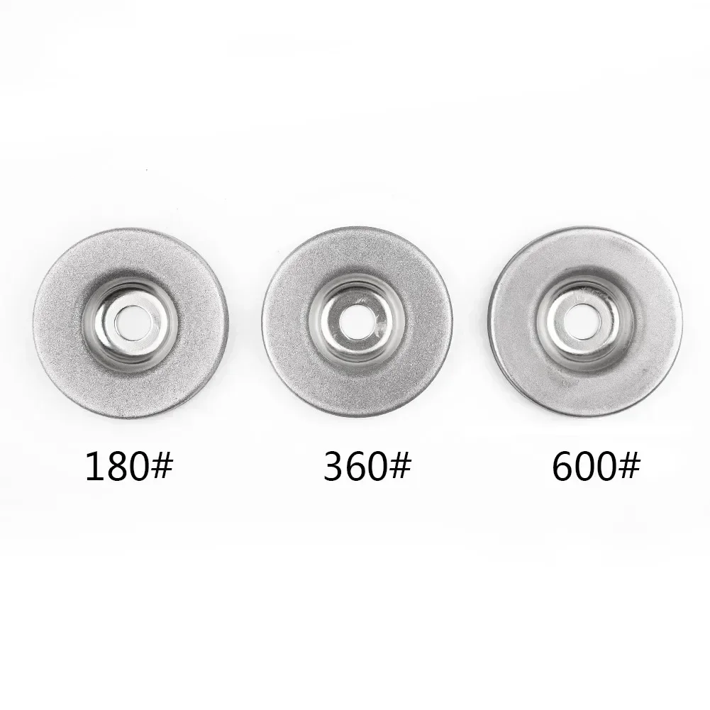 1 Piece 56mm 180/360/600# Grit Grinding Machine Diamond Grinding Wheel Electric Multifunctional Sharpener Replacement Accessory