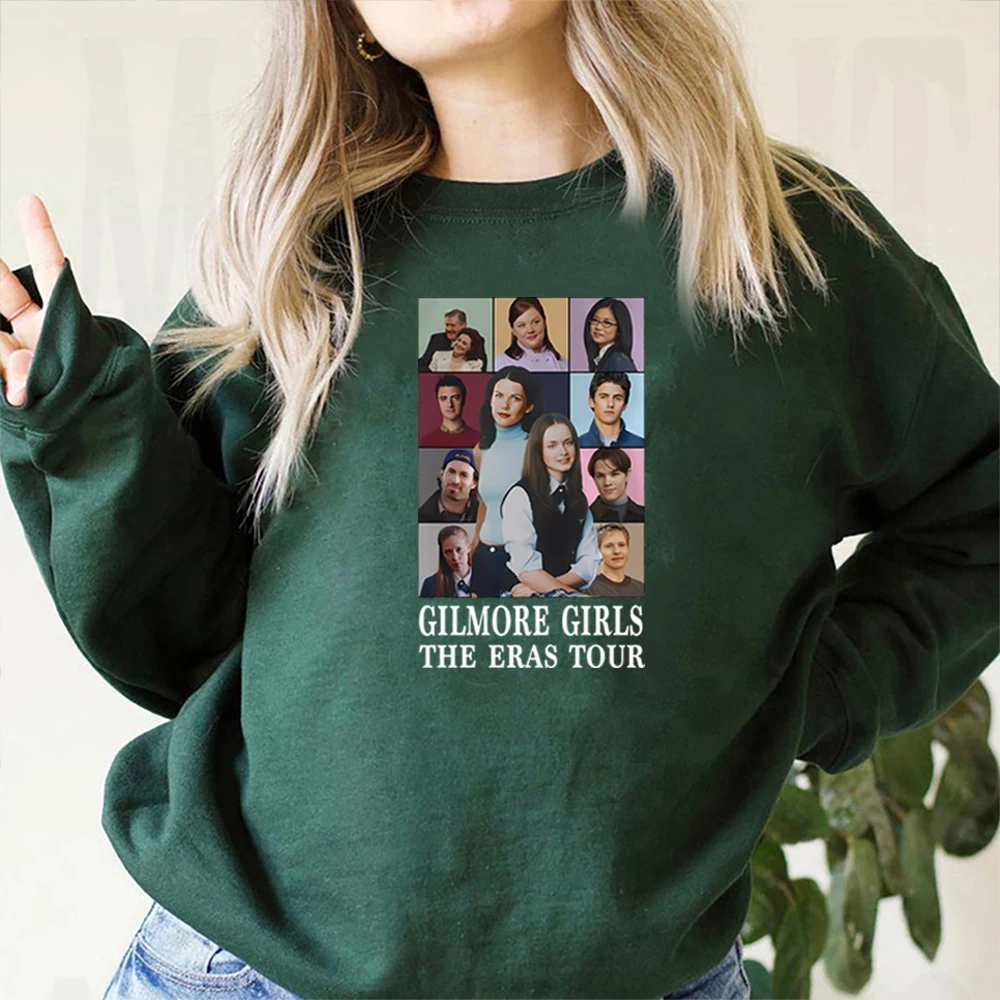 Tv Show Gilmore Girl Eras Sweatshirt Vintage Stars Hollow Pullover Rory Lorelai Gilmore Sweater Luke\'s Diner Crewneck Sweatshirt