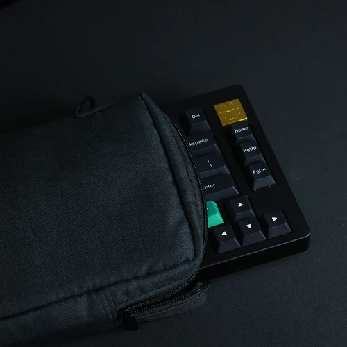 Imagen 2 del producto Chosfox-Bolsa de almacenamiento para teclado portátil, bolsa para teclado mecánico de gran capacidad, bolsa protectora impermeable de tela gruesa 87/75/67