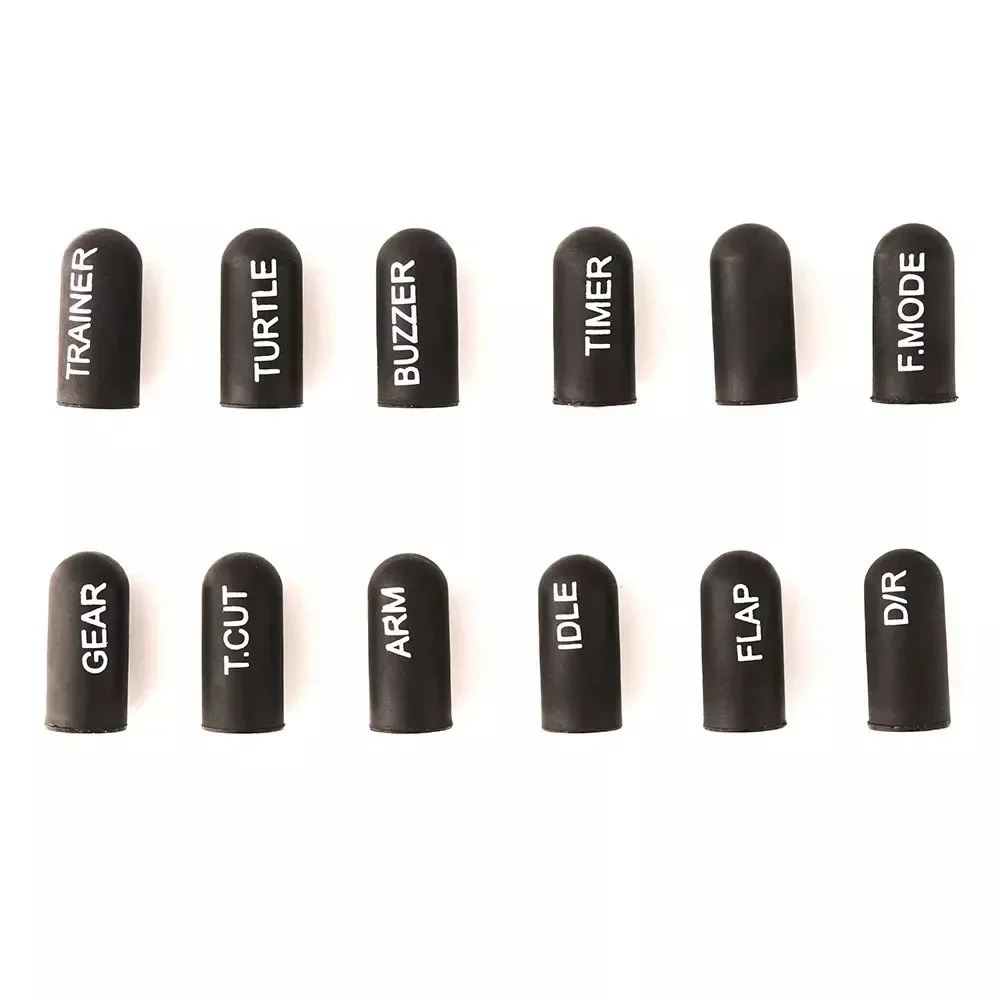 12PCS RadioMaster Labelled Silicon Switch Cover Set
