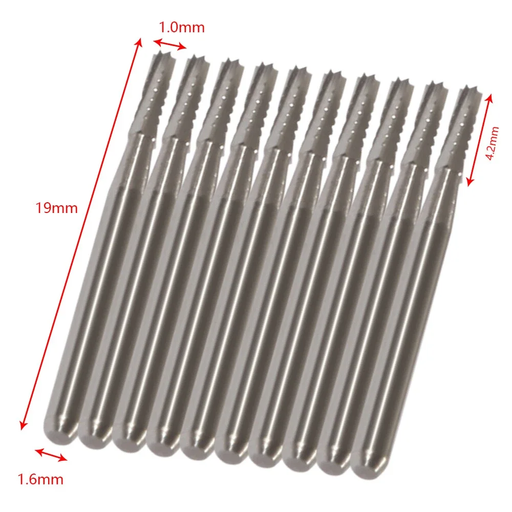 10PCS/1Box Dental Round Carbide Steel Drills Burs FG Bur for High Speed Handpiece