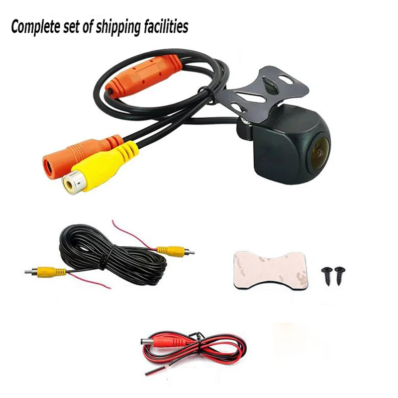 Universal CCD intelligent HD dynamic trajectory 170 degree car camera glass lens waterproof effect
