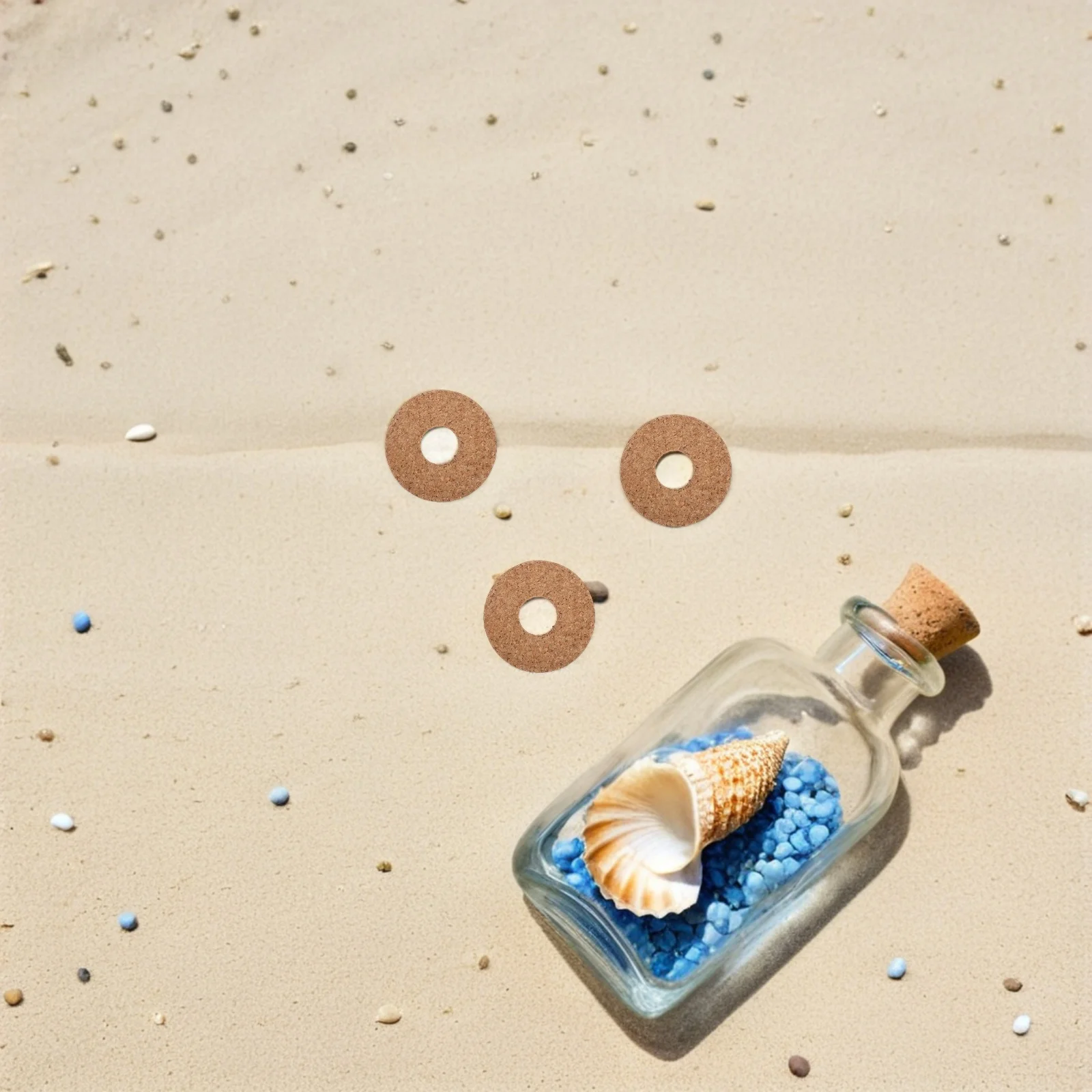 

8Pcs Hydroponic Vase Cork Lids Hole Wood Stopper Transparent Glass Jar Caps Floral Propagation Terrarium Vase Wood Jar Cork