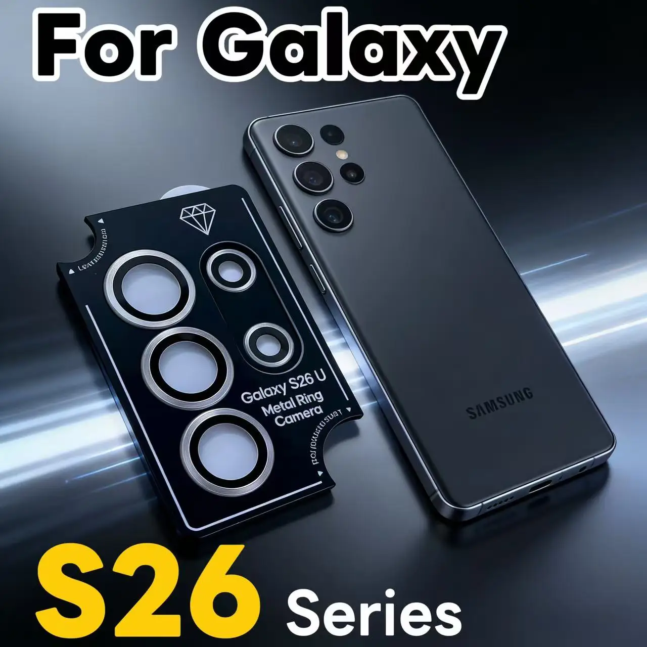 Kameraobjektivschutz für Samsung Galaxy S26 Plus S26 S26 Ultra, kratzfest, einfache Installation