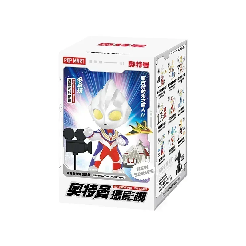 

POP MART Ultraman Shooting Studio Series Blind Box Toys Kawaii Anime Action Figure Caixa Caja Surprise Mystery Box Dolls Girls