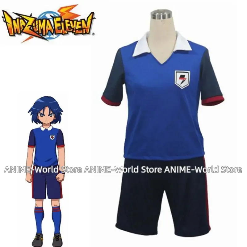 New Inazuma The Eleven Japan Soccer Team Summer School Uniform Cosplay Costume Sports Uniform Any Size