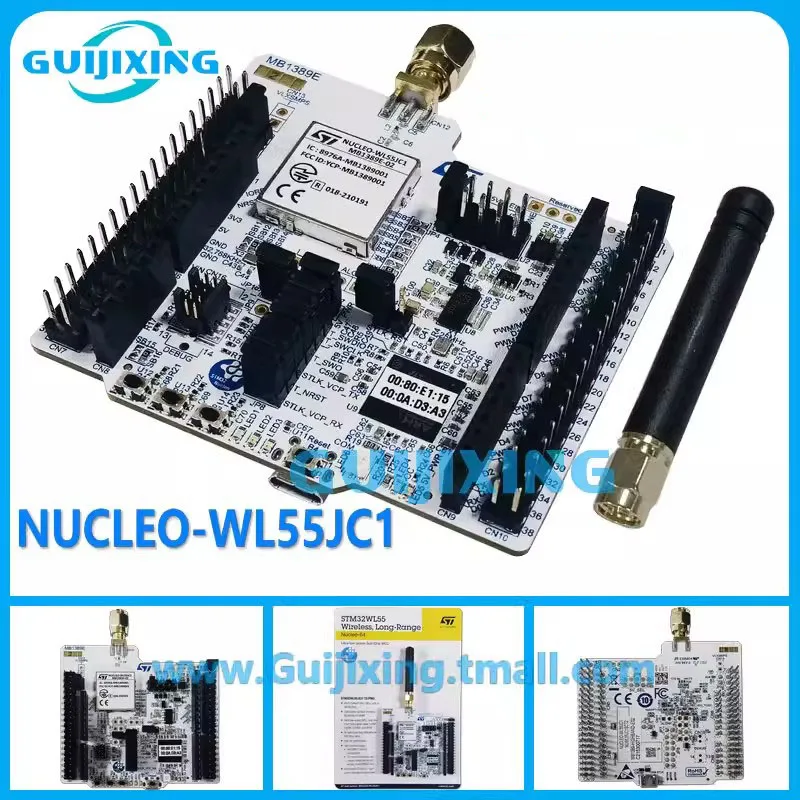 NUCLEO-WL55JC1 EU/US/APAC 868/915/923MHz uses the STM32WL55JCI7 MCU