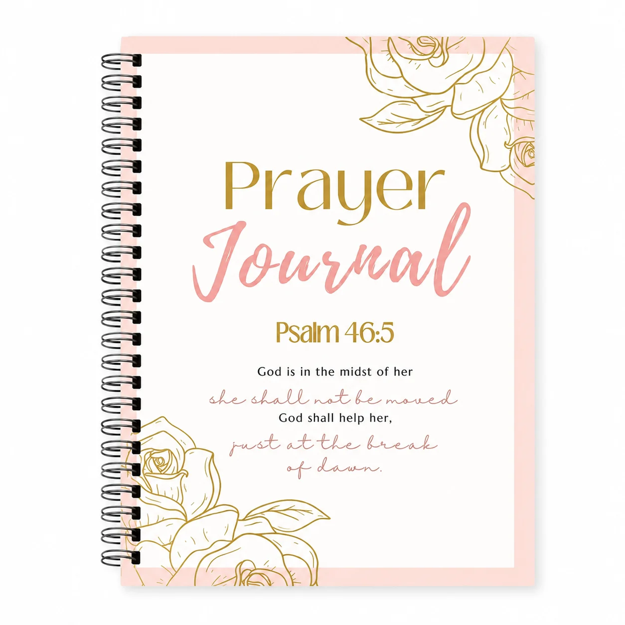 Prayer Journal Spiral Bound Christian Notebook Devotional Diary Daily Prayer Gratitude Faith Writing Journal Gift for Women