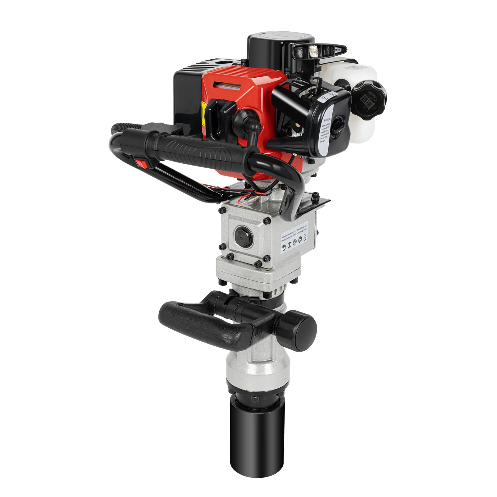 

32.7CC Gas-Powered T Post Driver Fence Post Driver 2-Stroke Gasoline Push Pile