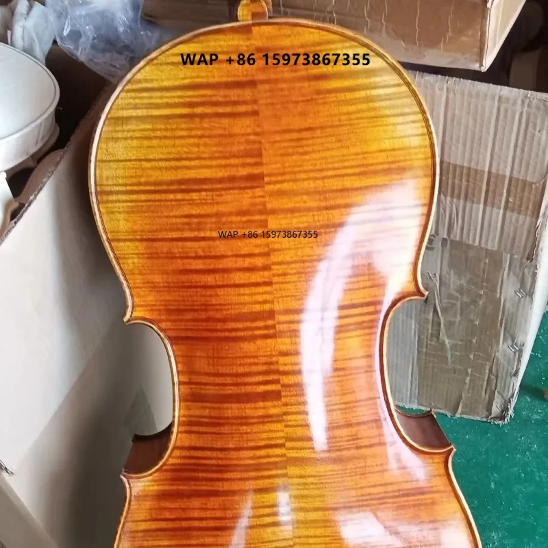 European Spruce and Maple Nice Sound Good Grain  Good Workmanship Professional  4/4  Handmade Cello