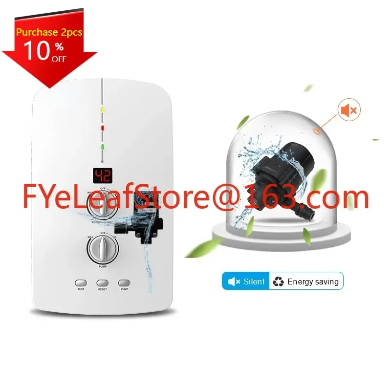 5500W 220V 50hz bathroom shower tankless instant electric water heater with pump