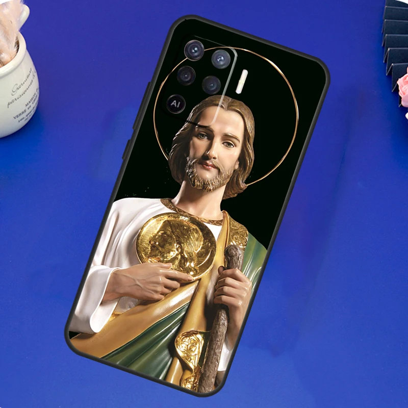 San Judas Case For OPPO A17 A57 A77 A78 A15 A16 A52 A72 A76 A96 A74 A94 A5 A9 A31 A93 A54S A53S A57S