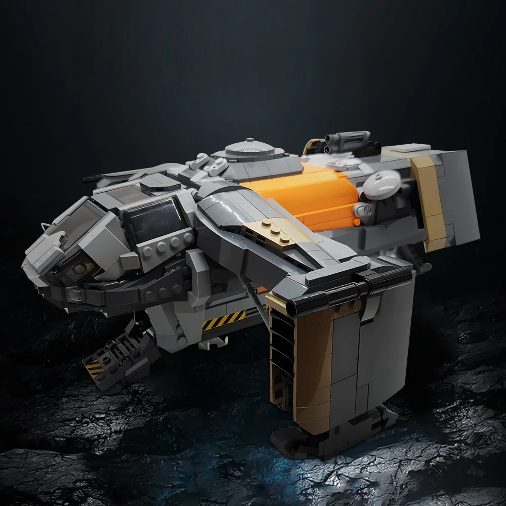 MOC ゲームエクスプローラー 1 ビルディングブロック AV-22 スズメハゲレンガ TDMmoccreations 戦争追放イナゴおもちゃ子供のためのギフト