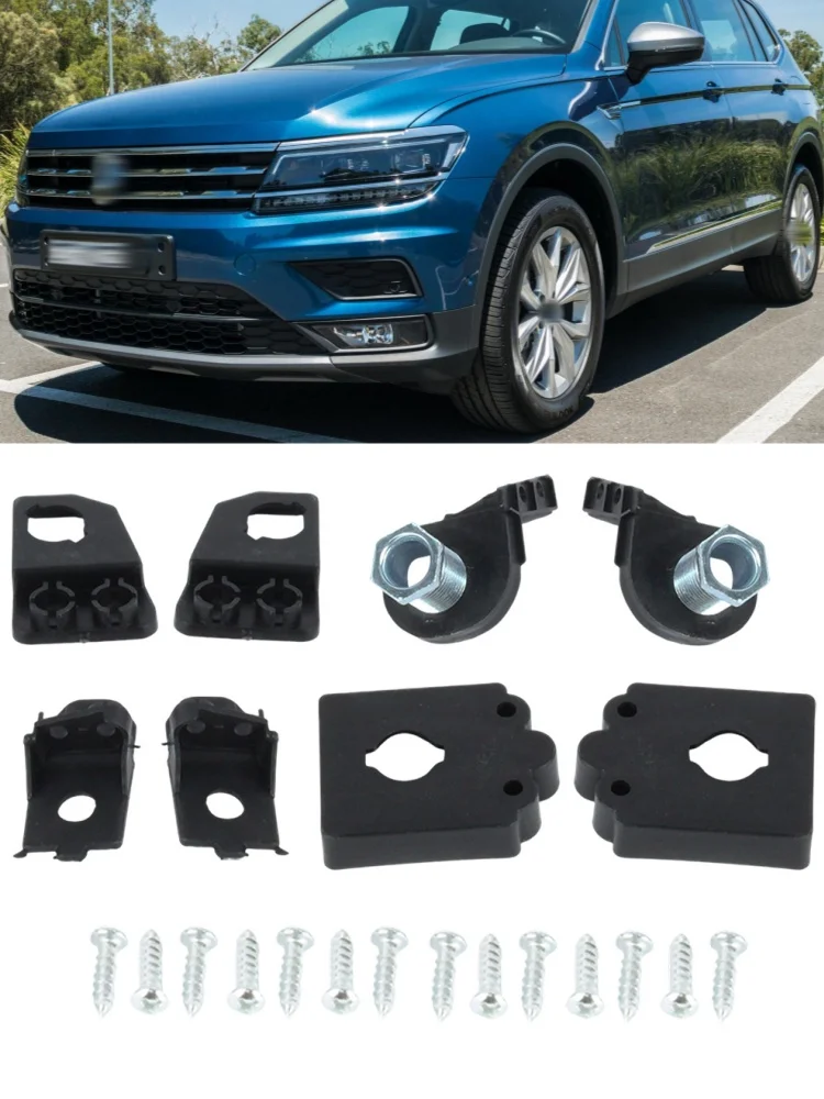 Für VW Tiguan 2017 2018 2019 2020 2021 Autozubehör Frontstoßstange Scheinwerferhalterung Scheinwerfer Reparatursatz 5NA 998225   5NA 998226