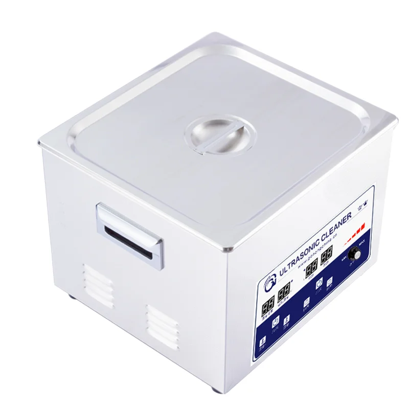 GENENG Ultrasonic Cleaner 30L 600W Power Adjustable Stainless Ultrasound Bath Electronic Parts PCB Engine Gear Lab Solution