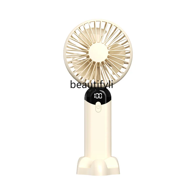 

Desktop small fan charging model long battery life silent mini portable student outdoor handheld fan