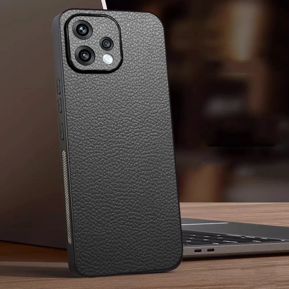 Luxuriöse Lederhülle für OPPO Reno 15C Business Stoßfeste Langlebige Schutzhülle für OPPO Reno15C