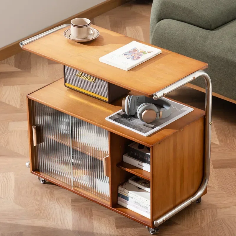 

Тумба для хранения журналов в скандинавском стиле, съемный придиванный столик, многофункциональный прикроватный столик для спальни, практичная мебель для гостиной