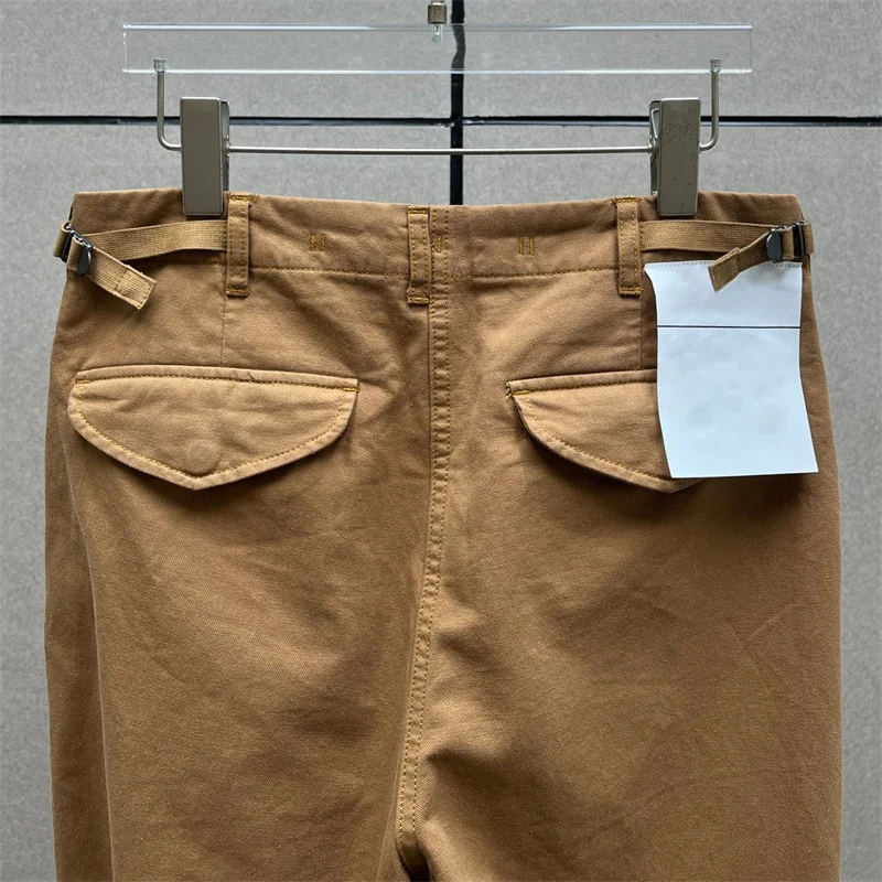 Women's pants New low rise slim fit straight leg pants for autumn 2025 Washed pure cotton cargo pants Casual versatile trousers