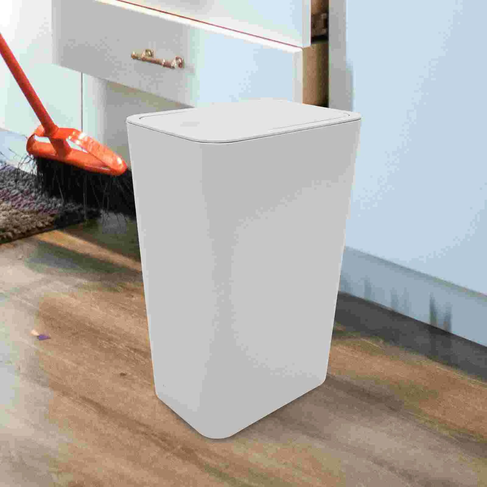 Trashcan Bathroom Cans for Kitchen Small Large 3300X2190X1550CM Thicken Garbage Bucket Waste Bins Black Office