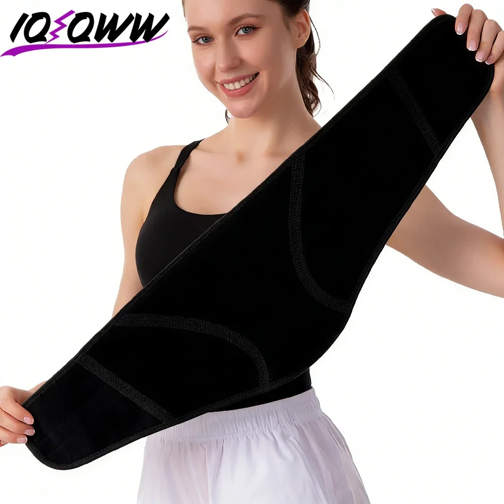 Winter Cozy Thermal Plush Waist Protector, Thick Abdominal Wrap Lumbar Support Belt for Cold Weather