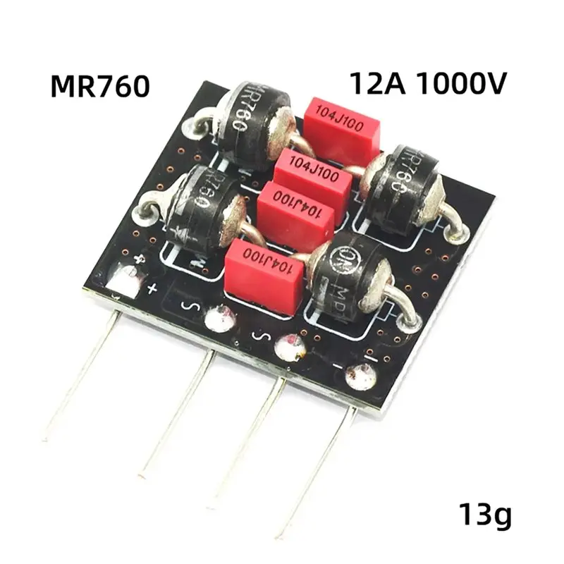 A32T-Hi-Speed Rectifier Bridge 12A 600V Fast Recovery Rectifier Bridge Stack For Hi-Fi Audio Power D25XB60