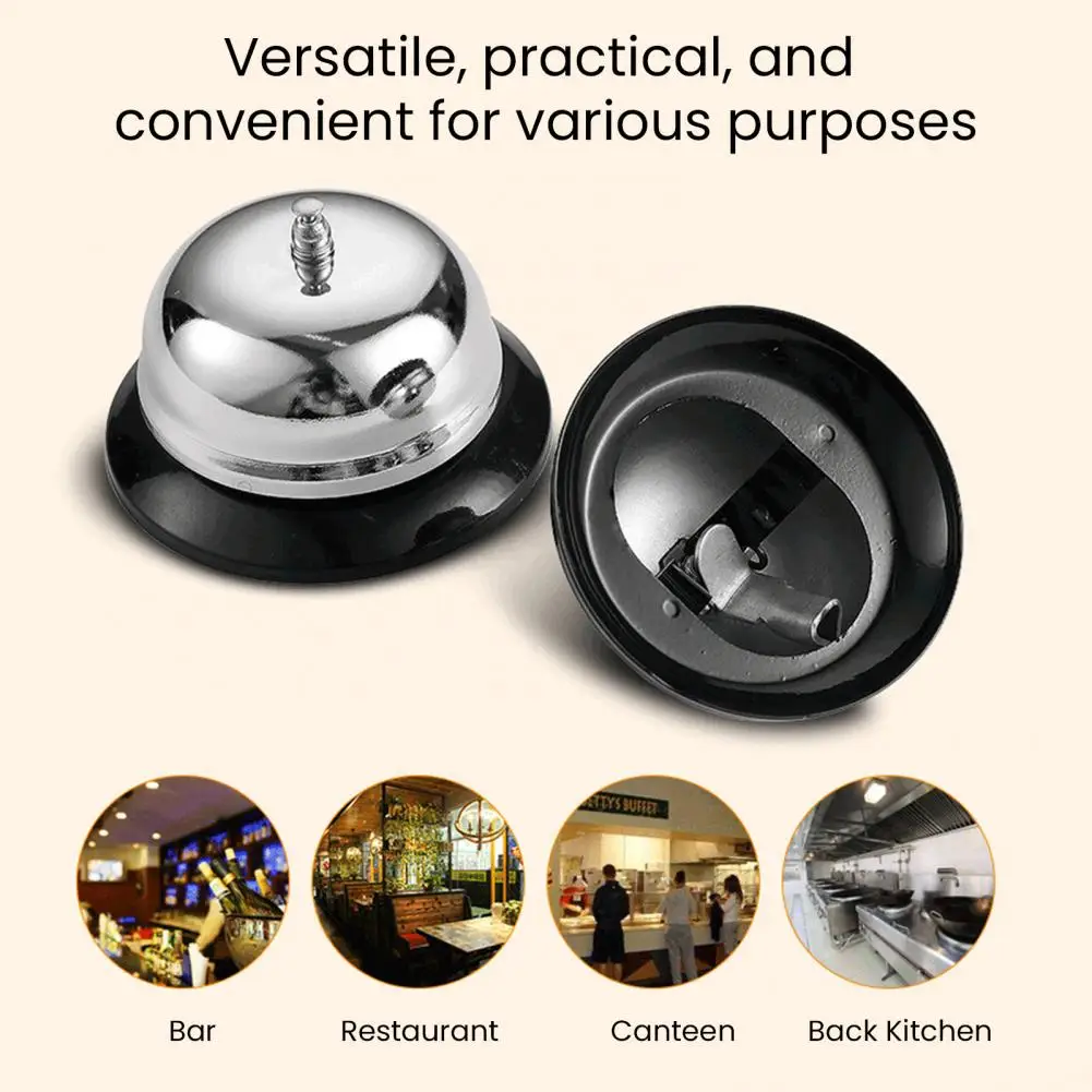 Kitchen Reception Bell Professional Kitchen Reception Bell Metal Service Call Bell for Kitchen Restaurant Bar for Hospitality