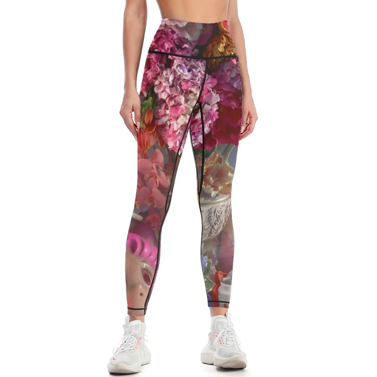 Earth Laugh In Flowers Leggings Pants sport Women's push up for physical sports woman gym Womens Leggings