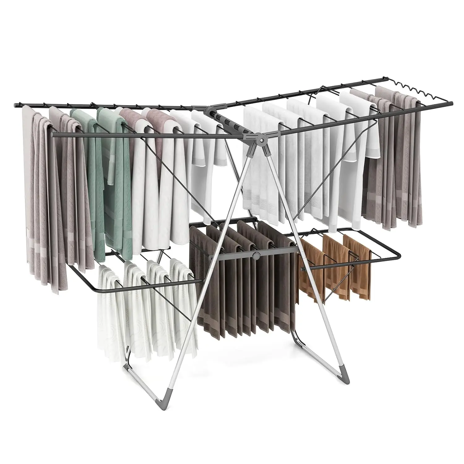 Foldable Clothes Drying Rack, Freestanding Laundry Drying Rack, Customized
