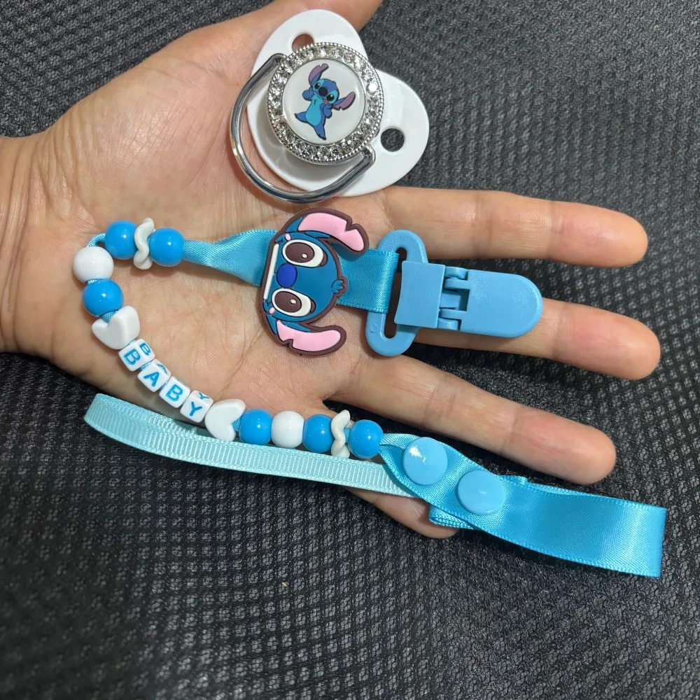 

Kawaii Baby pacifier Newborn pacifier Chain Clip Set Baby pacifier Baby Party Gift Newborn Bath Gift Baby car seat chain clip