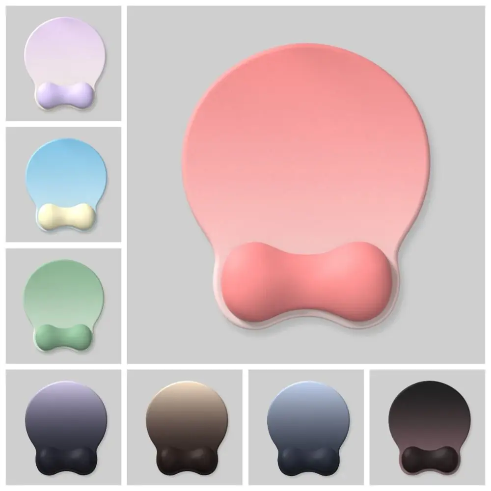 

Convenient Comfortable Gradient Mouse Pad Ergonomic Soft Computer Wrist Pad Creative Soft Sponge Silicone Mouse Pad Home