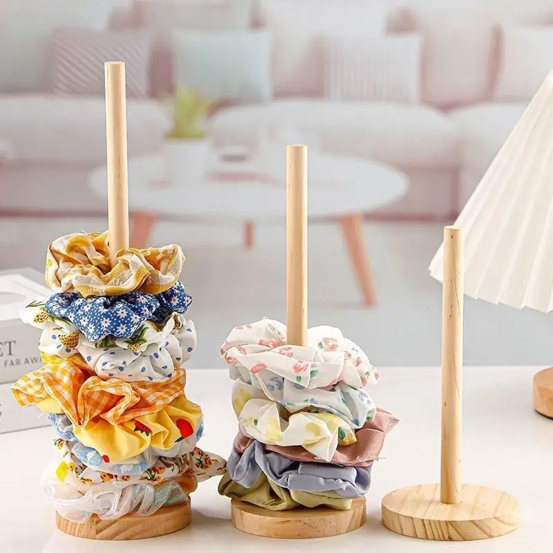 Multi-layer Hair Scrunchies Organizer Large Capacity Hair Accessory Holder for Hairpins Headbands Jewelry Home Display