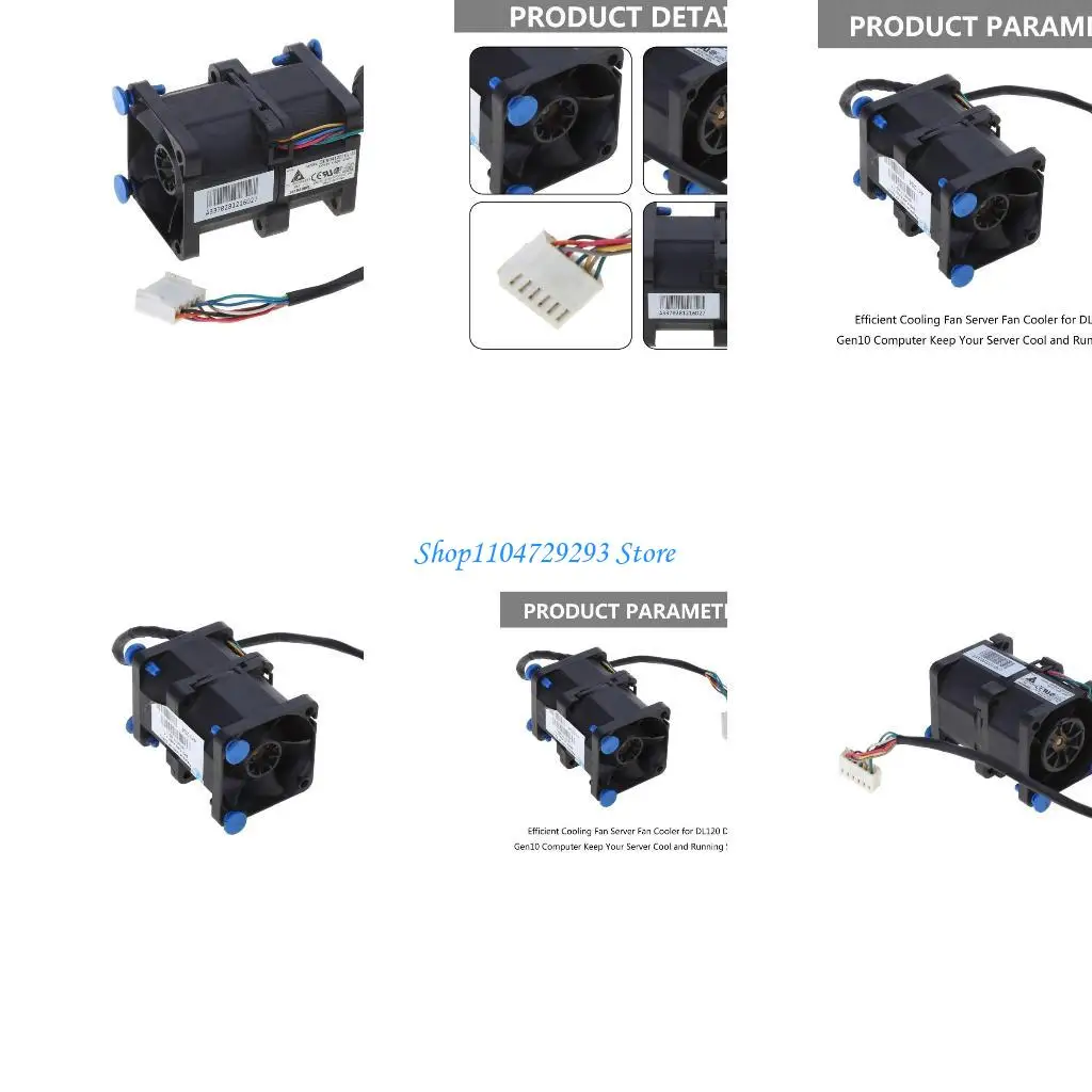 

Y2GD Улучшен вентилятор сервера системы охлаждения для DL120 DL160 Gen10 Убедитесь, что надежность