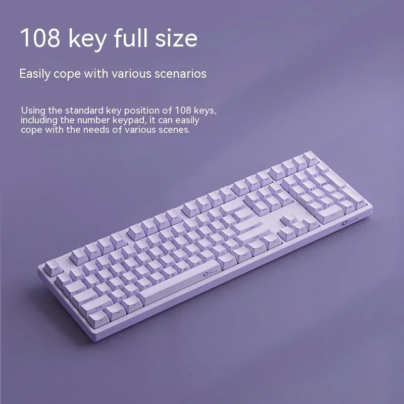 

Akko 3108 V2 Sp E-sports Gaming Keyboard Typing Office Wired Mechanical PBT Oem Height Keycap Support Macro Universal