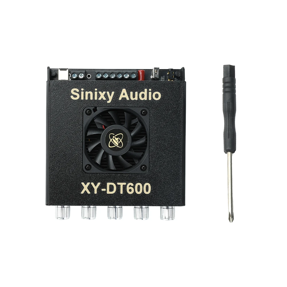 XY Dt600 2.1CH Bluetooth Power Amplifier TPA3255 TWS Dual Machine Interconnection DC19-51V Lossless Audio Decode Amp Board