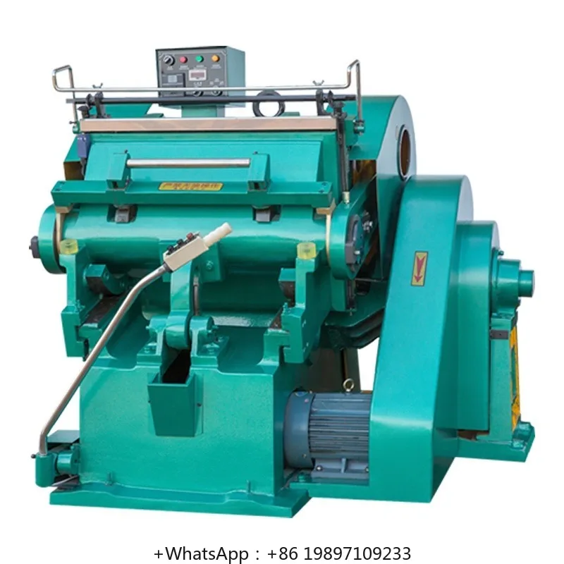 ML750 ML930 ML1040 Automatic Box Packing Die Cut Die Cutting Creasing Machine For Fluting Paper PVC Sheet