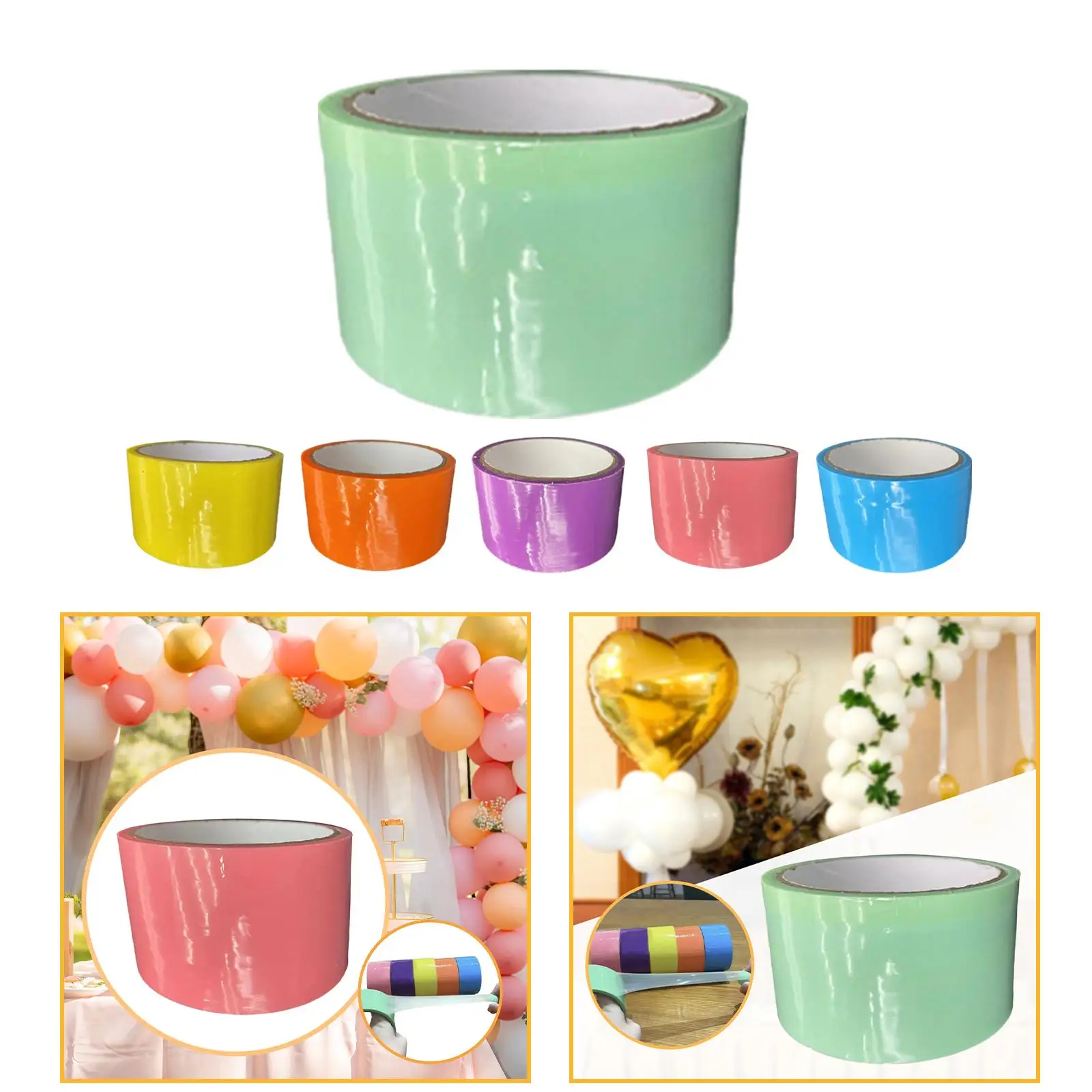 DIY Sticky Ball Tape Craft Toy Sensory Tape for Adults Kids Home Party Playing Game