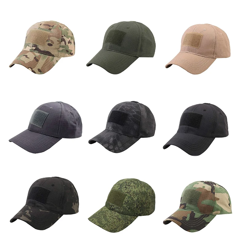 Outdoor Multicam Camouflage Adjustable Cap Mesh Airsoft Fishing Hunting Hiking Basketball Snapback Hat