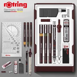 Rotring-Bolígrafo técnico Junior/College/Master, resistente al agua, ingeniero arquitectónico, diseño de dibujo profesional, Fineliner de cómics