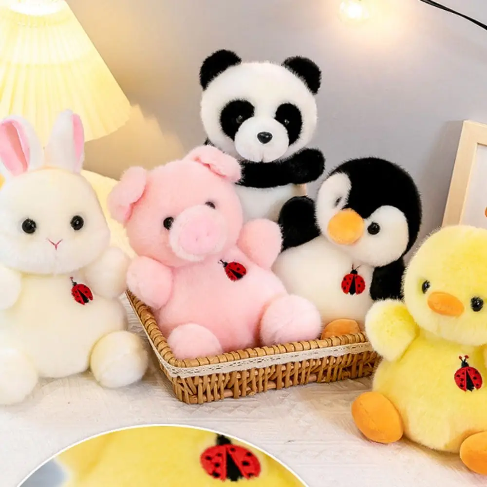 Bonito sentado animais macaco boneca clipe coala porco elefante brinquedo de pelúcia coleção artesanal pinguim boneca de pelúcia decoração para casa