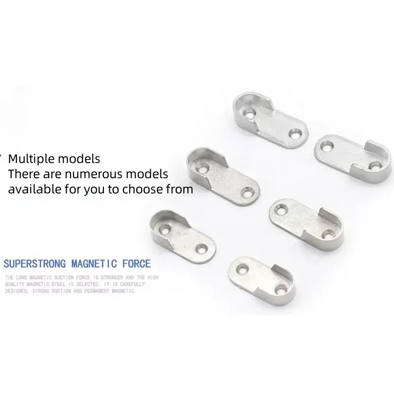 Zinc alloy oval flange base hanging rod wardrobe support bracket accessory anti-rust easy installation home furniture accessory