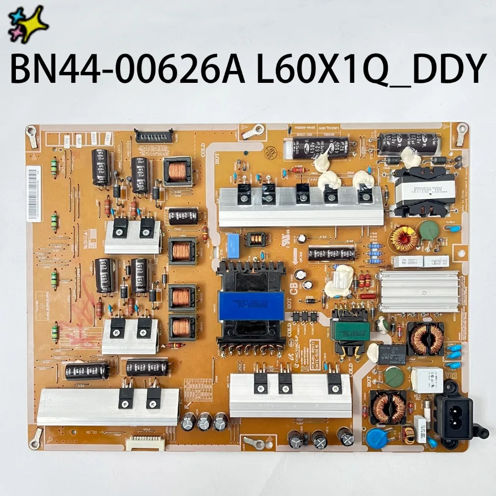 Authentic Original TV Power Board BN44-00626A L60X1Q_DDY Work Normally And is for TVs UA60F6400ARXEG UA60F6400A UE60F6100A Parts